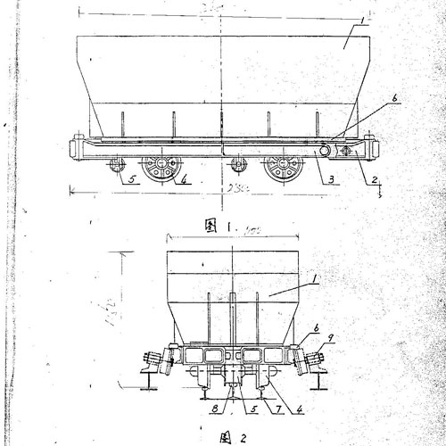 [國家專利產(chǎn)品]MDSC2.2T-6一種制動雙門底卸礦車